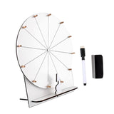 Maxbell Rotating Wheel for Prizes Erasable Roulette Wheel for Club Store Supermarket White