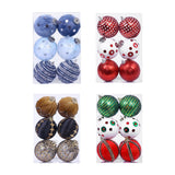 Maxbell 6Pcs Christmas Ball Ornaments Christmas Ornaments for Holiday Special Events blue