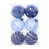 Maxbell 6Pcs Christmas Ball Ornaments Christmas Ornaments for Holiday Special Events blue