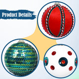 Maxbell 6Pcs Christmas Ball Ornaments Christmas Ornaments for Holiday Special Events red green white