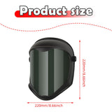 Maxbell Anti Fogging Face Shield Adults Splash Guard for Working Weeds Whacking green