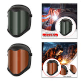 Maxbell Anti Fogging Face Shield Adults Splash Guard for Working Weeds Whacking green