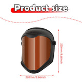 Maxbell Anti Fogging Face Shield Adults Splash Guard for Working Weeds Whacking Brown
