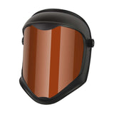 Maxbell Anti Fogging Face Shield Adults Splash Guard for Working Weeds Whacking Brown
