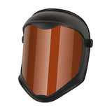 Maxbell Anti Fogging Face Shield Adults Splash Guard for Working Weeds Whacking Brown