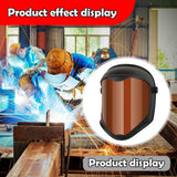 Maxbell Anti Fogging Face Shield Adults Splash Guard for Working Weeds Whacking Brown