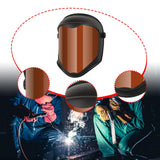 Maxbell Anti Fogging Face Shield Adults Splash Guard for Working Weeds Whacking Brown