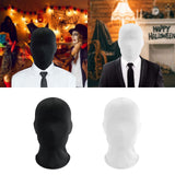 Maxbell 2 Pieces Halloween Cosplay Mask Comfortable for Birthday Mardi Gras Festival black