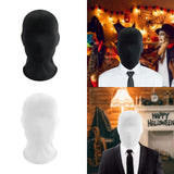 Maxbell 2 Pieces Halloween Cosplay Mask Comfortable for Birthday Mardi Gras Festival black