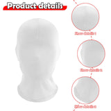 Maxbell 2 Pieces Halloween Cosplay Mask Comfortable for Birthday Mardi Gras Festival White