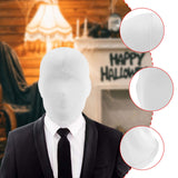 Maxbell 2 Pieces Halloween Cosplay Mask Comfortable for Birthday Mardi Gras Festival White