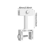 Maxbell Sign Holder Clamp Sturdy Shop Clothing Rack Signs Holder for Sale Exhibition White
