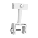 Maxbell Sign Holder Clamp Sturdy Shop Clothing Rack Signs Holder for Sale Exhibition White