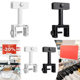 Maxbell Sign Holder Clamp Sturdy Shop Clothing Rack Signs Holder for Sale Exhibition White