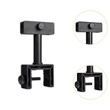 Maxbell Sign Holder Clamp Sturdy Shop Clothing Rack Signs Holder for Sale Exhibition Black