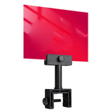 Maxbell Sign Holder Clamp Sturdy Shop Clothing Rack Signs Holder for Sale Exhibition Black