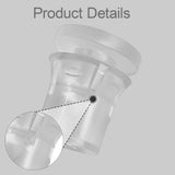 Maxbell 10 Pieces Clear Standoffs Decorative Wall Mounting Screws for Home Shop Mall 1.4cmx1.4cm