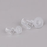 Maxbell 10 Pieces Clear Standoffs Decorative Wall Mounting Screws for Home Shop Mall 1.4cmx1.4cm