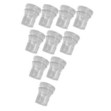 Maxbell 10 Pieces Clear Standoffs Decorative Wall Mounting Screws for Home Shop Mall 1.4cmx1.4cm