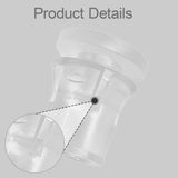 Maxbell 10 Pieces Clear Standoffs Decorative Wall Mounting Screws for Home Shop Mall 2cmx2cm