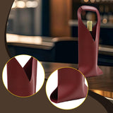 Maxbell Single Bottle Wine Carrier Wine Bottle Storage Bag for Holiday Bridal Shower Red