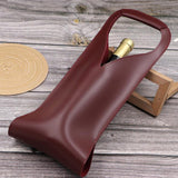 Maxbell Single Bottle Wine Carrier Wine Bottle Storage Bag for Holiday Bridal Shower Red