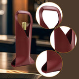 Maxbell Single Bottle Wine Carrier Wine Bottle Storage Bag for Holiday Bridal Shower Red