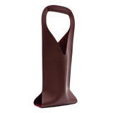 Maxbell Single Bottle Wine Carrier Wine Bottle Storage Bag for Holiday Bridal Shower Dark Red