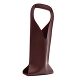 Maxbell Single Bottle Wine Carrier Wine Bottle Storage Bag for Holiday Bridal Shower Dark Red