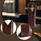 Maxbell Single Bottle Wine Carrier Wine Bottle Storage Bag for Holiday Bridal Shower Dark Red