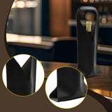 Maxbell Single Bottle Wine Carrier Wine Bottle Storage Bag for Holiday Bridal Shower Black