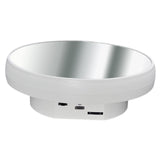 Maxbell Electric Turntable Rotating Display Stand Versatile for Photography Products 16 cm White