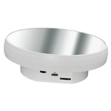 Maxbell Electric Turntable Rotating Display Stand Versatile for Photography Products 16 cm White