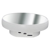 Maxbell Electric Turntable Rotating Display Stand Versatile for Photography Products 16 cm White