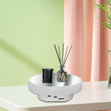 Maxbell Electric Turntable Rotating Display Stand Versatile for Photography Products 16 cm White