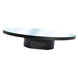 Maxbell Electric Turntable Rotating Display Stand Versatile for Photography Products 25 cm Black