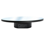 Maxbell Electric Turntable Rotating Display Stand Versatile for Photography Products 25 cm Black