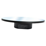 Maxbell Electric Turntable Rotating Display Stand Versatile for Photography Products 25 cm Black