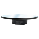 Maxbell Electric Turntable Rotating Display Stand Versatile for Photography Products 25 cm Black