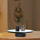 Maxbell Electric Turntable Rotating Display Stand Versatile for Photography Products 25 cm Black