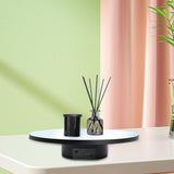 Maxbell Electric Turntable Rotating Display Stand Versatile for Photography Products 25 cm Black