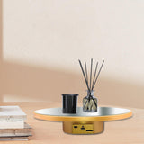 Maxbell Electric Turntable Rotating Display Stand Versatile for Photography Products 25 cm Gold