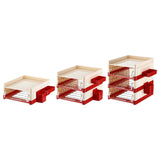 Maxbell Desk File Holder Sturdy Multipurpose Stationery Storage for Home Workstation