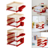 Maxbell Desk File Holder Sturdy Multipurpose Stationery Storage for Home Workstation
