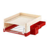 Maxbell Desk File Holder Sturdy Multipurpose Stationery Storage for Home Workstation