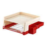 Maxbell Desk File Holder Sturdy Multipurpose Stationery Storage for Home Workstation