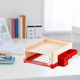 Maxbell Desk File Holder Sturdy Multipurpose Stationery Storage for Home Workstation