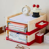 Maxbell Desk File Holder Sturdy Multipurpose Stationery Storage for Home Workstation