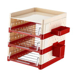 Maxbell Desk File Holder Sturdy Multipurpose Stationery Storage for Home Workstation