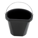 Maxbell Horse feed Bucket Storage Bin 18L Rubber Feeder for Outdoor Outside Backyard